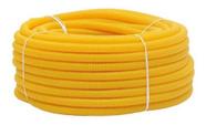 Eletroduto Conduíte Corrugado 3/4 Rolo Com 50 Metros Amarelo