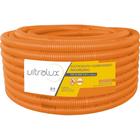 Eletroduto Corrugado 25mm PVC Flex Reforçado Laranja 25m Vitralux