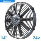 Eletroventilador Universal 14" 24V: Máxima Potência!