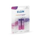 Elgin Pilha Recarregável AA 2700mAh NI-NH 1,2V - Cart. c/2 un