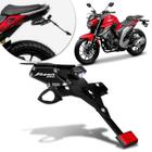 Eliminador de Rabeta Fazer 250 2018 2019 2020 2021 2022 Suporte de Placa Articulado Moto Aço Carbono