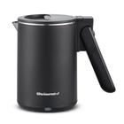 Elite Gourmet EKT719 Chaleira Elétrica Viagem Dual Volt 0,6L Preto