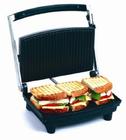 Elite Gourmet Grill Elétrico Panini com Placas Antiaderentes 11"x7" (Prata)