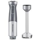 Elite Gourmet Mixer de Mão Sem Fio Recarregável com Velocidade Variável (Cinza)