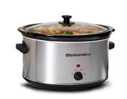 Elite Gourmet MST-900V Panela Elétrica Slow Cooker 8,5L Aço Inoxidável