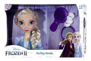 Elsa Boneca Infantil Frozen Styling Heads Disney - Rosita