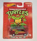 *Embalagem danificada* Hot Wheels Pop Culture - Custom GMC Panel Van Tartarugas Ninjas