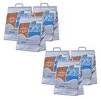 Embalagem de 6 sacos isolados a quente e a frio- Armazenamento de alimentos para itens congelados e quentes- Sacos de almoço reutilizáveis e sacolas de compras de supermercado, sacolas refrigeradas para serviço pesado (13 "x7 "x15.5")