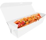 Embalagem Para Cachorro Quente Delivery 25Cm - Branco 100Un - Pdv Print