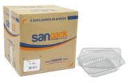 Embalagem Retangular C/Tampa 500Ml Sanpack S-90 (1Cx C/200)