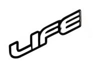 Emblema Adesivo Life Corsa Celta Preto - Vazado