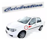 Emblema Adesivo Paralama Dianteiro Fiat Siena Fire Celebration 2007 2008 2009 2010 2011 2012 Original