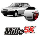 Emblema Adesivo Resinado Fiat Uno Mille SX