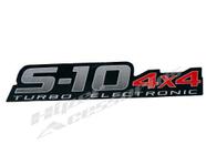 Emblema Adesivo S10 4x4 Turbo Electronic 2011 Em Diante