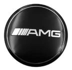 Emblema Adesivo Volante 52Mm Mercedes Benz Amg Aluminio - Stickkar