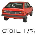 Emblema Aplique Adesivo Letreiro Gol 1.8 Vw 1983 1984 1985 1986 - MARCON