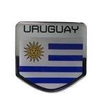 Emblema Bandeira Uruguay Uruguai Colante Veiculo Resinada - Stickkar