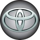 Emblema Calota 48mm Toyota Degrade (4 Un)