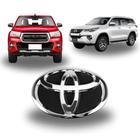 Emblema de Grade Logo Toyota Hilux 2016 á 2022 Cromado