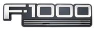 Emblema F-1000 Para F1000 Cromado Alta Definição