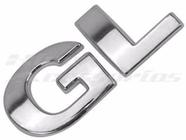 Emblema Gl Gol Parati Saveiro Golf G3 E G4 Cromado - Marçon