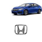 Emblema Grade Dianteiro Civic LXS 2016 Encaixe