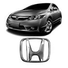 Emblema Grade Honda Civic 2007 2008 2009 2010 2011 Cromado - Blawer