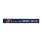 EMBLEMA INOX AUDI Sline Motorsport (10,7x1,5cm)