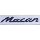 Emblema Letra Porsche Macan Preto Fosco