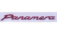 Emblema Letra Porsche Panamera Vermelho