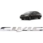 Emblema Letreiro Civic 2012 A 2016