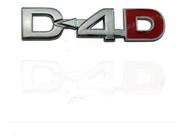 Emblema Letreiro Cromado D4d D-4d Hilux Sw4 2005/2015 Toyota - N/A