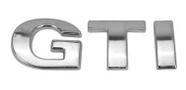 Emblema Letreiro Cromado Gti P/ Golf Gol G3 G4 Vw