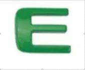 Emblema Letreiro E Verde Gm - N/A