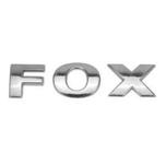 emblema letreiro Fox porta-mala ano modelo 2004 até 2009 cromada fita 3M