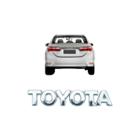 Emblema Letreiro Toyota Cromado Carros Toyota 2003 a 2008 - MARCON