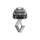 Emblema Logo Renault Cromado Grade Logan 2012 a 2014 e Sandero 2008 a 2014