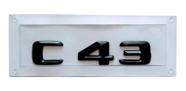 Emblema Mercedes Preto C43 C 43 Pronta Entrega - OEM