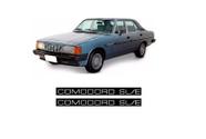 Emblema plaqueta friso comodoro sl/e opala caravan 88/90