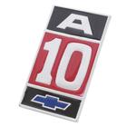 Emblema Plaqueta Lateral A10 para GM Chevrolet Pick-Up A-10 - 36 - UN