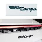 Emblema Porsche 911 Targa 992 Preto Brilhante