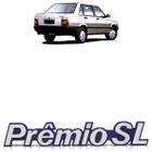 Emblema Tampa Porta Malas Prêmio Sl 1986 A 1992 Cromado Fundo Azul