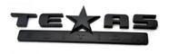 Emblema Texas Edition Letreiro Preto 3D Automotivo - Marçon