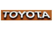 Emblema Toyota Letreiro Cromado Traseira Porta Mala Corolla 2015 2016 2017 2018 2019