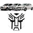 Emblema Transformers Universal Cromado
