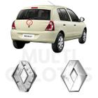 Emblema Traseiro Cromado Renault Clio 2013 2014 2015 2016