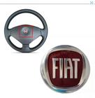 Emblema Volante Fiat Palio Fire 2008 2009 2010 2011 2012 2013 2014 Original