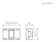 Emenda para fita 10mm - stl21874