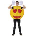 Emoticon Costume Dress Up America Smiley Heart para adultos