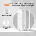 Empurrador Inteligente de Janela Zigbee Automação Residencial Controle por Voz e Compatível com Alexa e Google Assistent